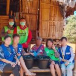 Youth volunteer for elderly care, Nupo temporary shelter, Tak province