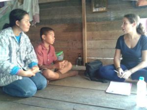 Enfants du Mekong and COERR Visit Child Sponsorship Program